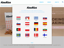 Tablet Screenshot of absorice.com